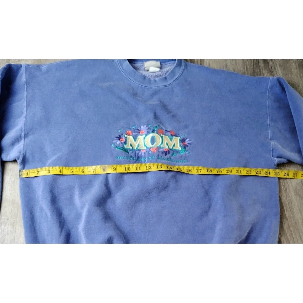 Oarsman Crewneck Sweater Mom University Cincinnati USA Made‎ Cotton Embroidered